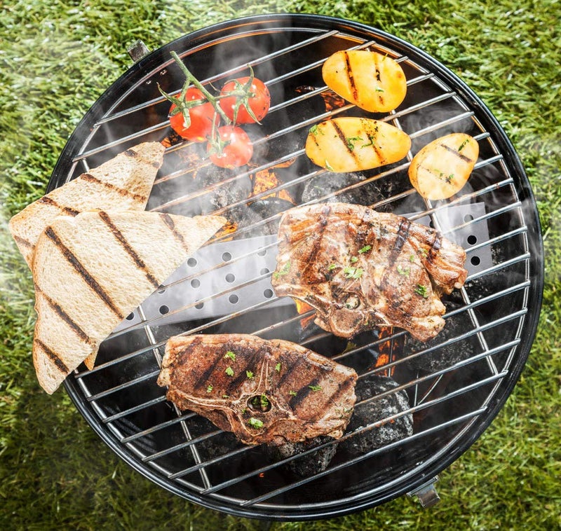 Lightique Smoker Box - Lightique Stainless Steel BBQ Smoker Box for Gas Grilling Works with Wood Chips, Grill & Smoker Accessories, Reusable Smoker Box with Lid for Gas Grill or Charcoal Grill, 13"x 2.4" x 1.2" - Image 5